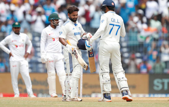 Rishabh Pant's calm advice Shubman Gill imprisoned stump mic